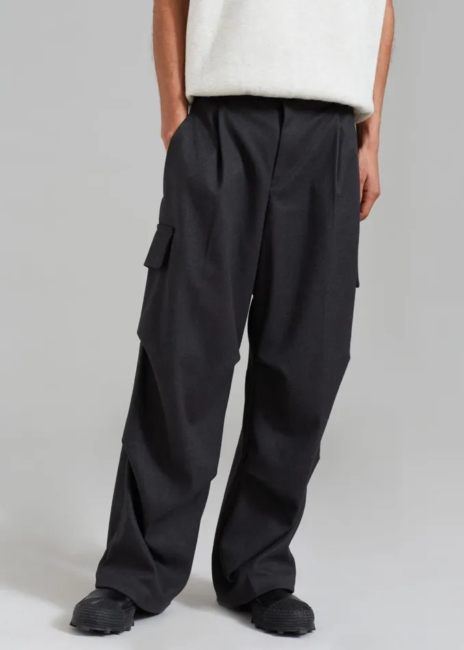 WomenMen Flint Cargo Pants 8211 Grey The Frankie Shop Bottoms