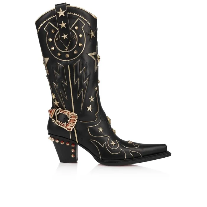 WomenMen Kennywood Alta High Boots 75 Mm 8211 Nappa Leather 8211 Black Christian Louboutin Boots
