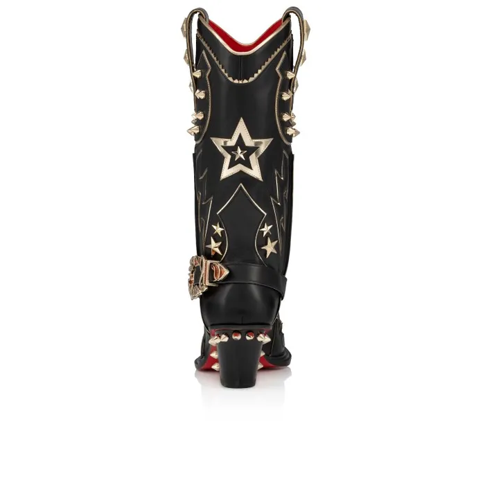 WomenMen Kennywood Alta High Boots 75 Mm 8211 Nappa Leather 8211 Black Christian Louboutin Boots