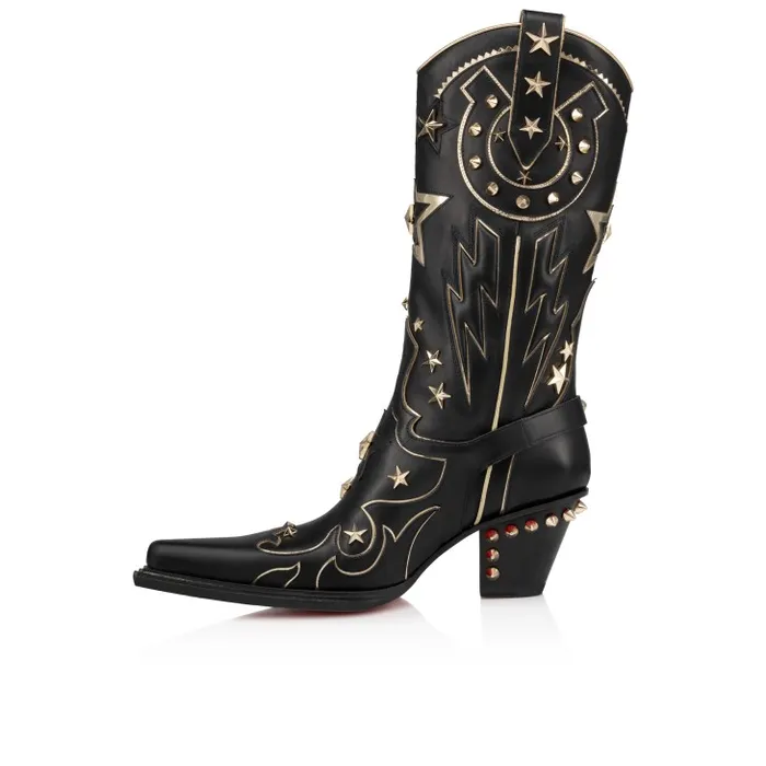 WomenMen Kennywood Alta High Boots 75 Mm 8211 Nappa Leather 8211 Black Christian Louboutin Boots