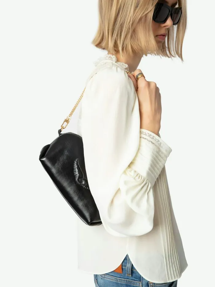 WomenMen Zadig and Voltaire Clutches Cecilia Lovely Bag Black