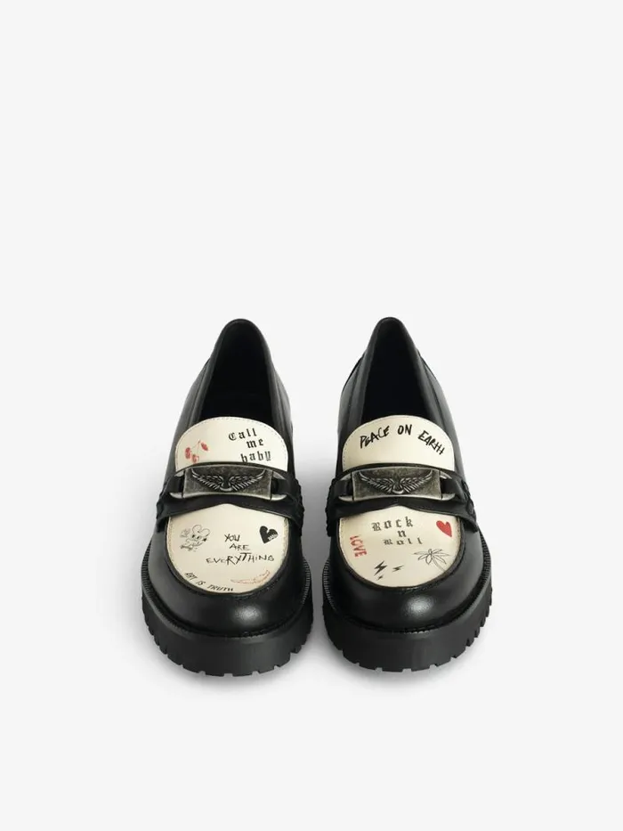 WomenMen Zadig and Voltaire Loafers Joecassin Loafers Noir