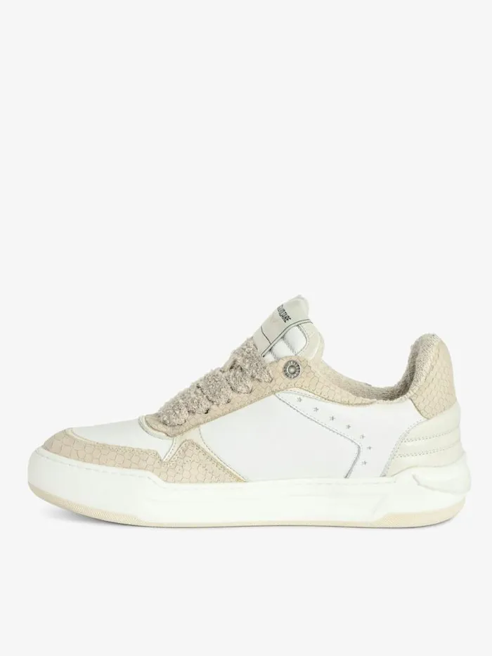 WomenMen Zadig and Voltaire Sneakers Wings LowTop Sneakers Ice