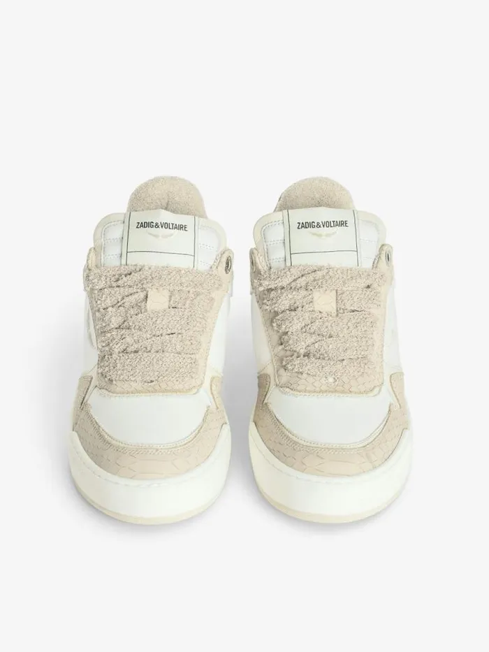 WomenMen Zadig and Voltaire Sneakers Wings LowTop Sneakers Ice