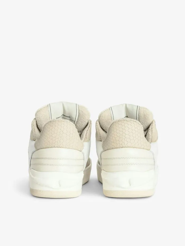 WomenMen Zadig and Voltaire Sneakers Wings LowTop Sneakers Ice