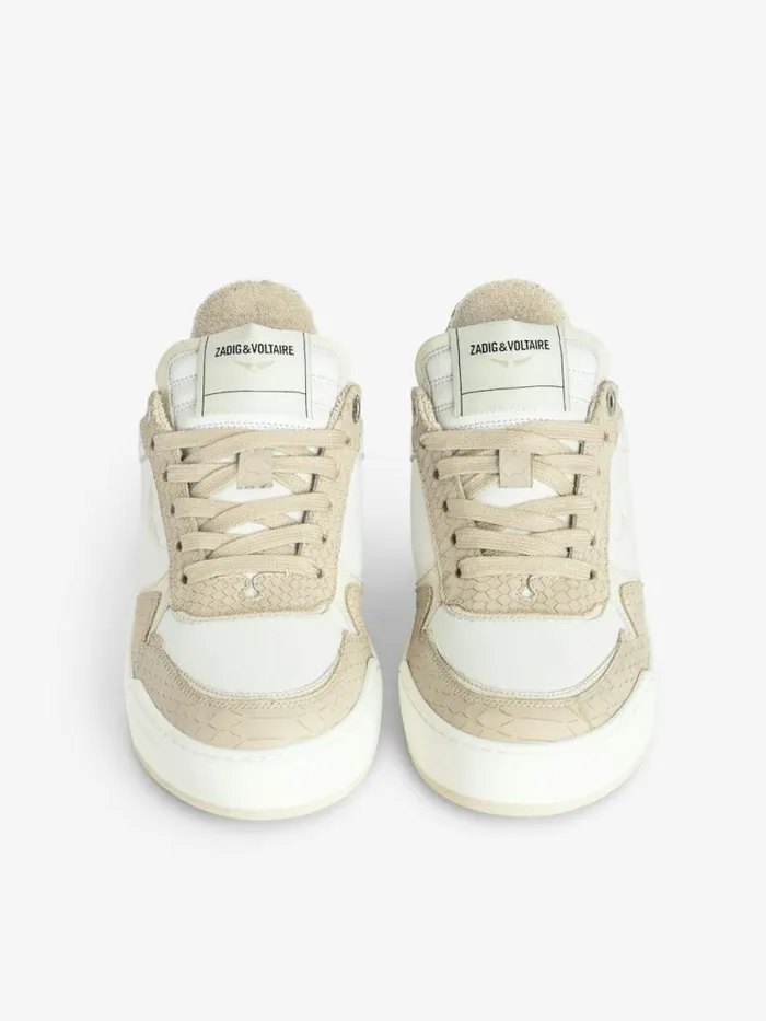 WomenMen Zadig and Voltaire Sneakers Wings LowTop Sneakers Ice