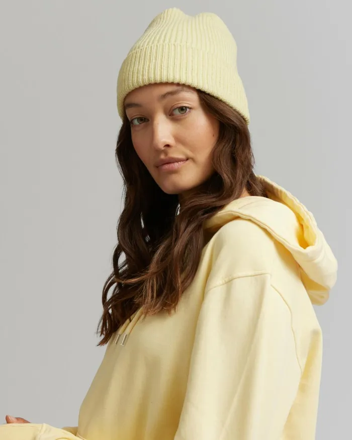 Women Merino Wool Beanie Ultra Violet Colorful Standard Beanies
