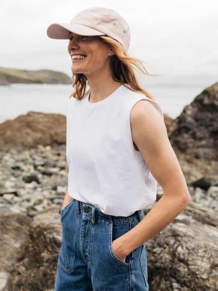 Women Meskel Vest White Finisterre Tops and Shirts