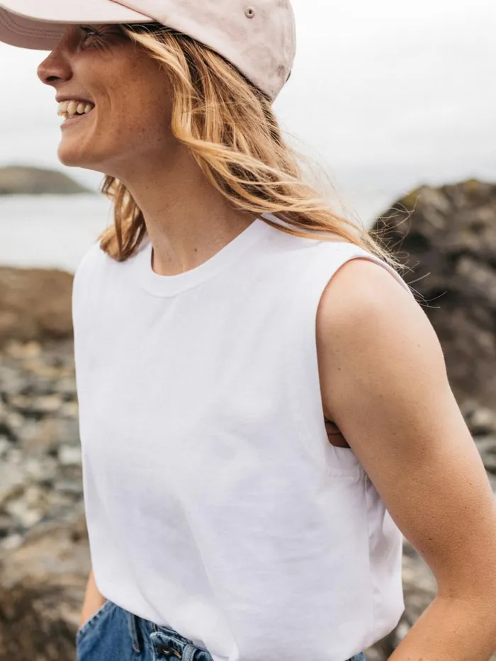 Women Meskel Vest White Finisterre Tops and Shirts