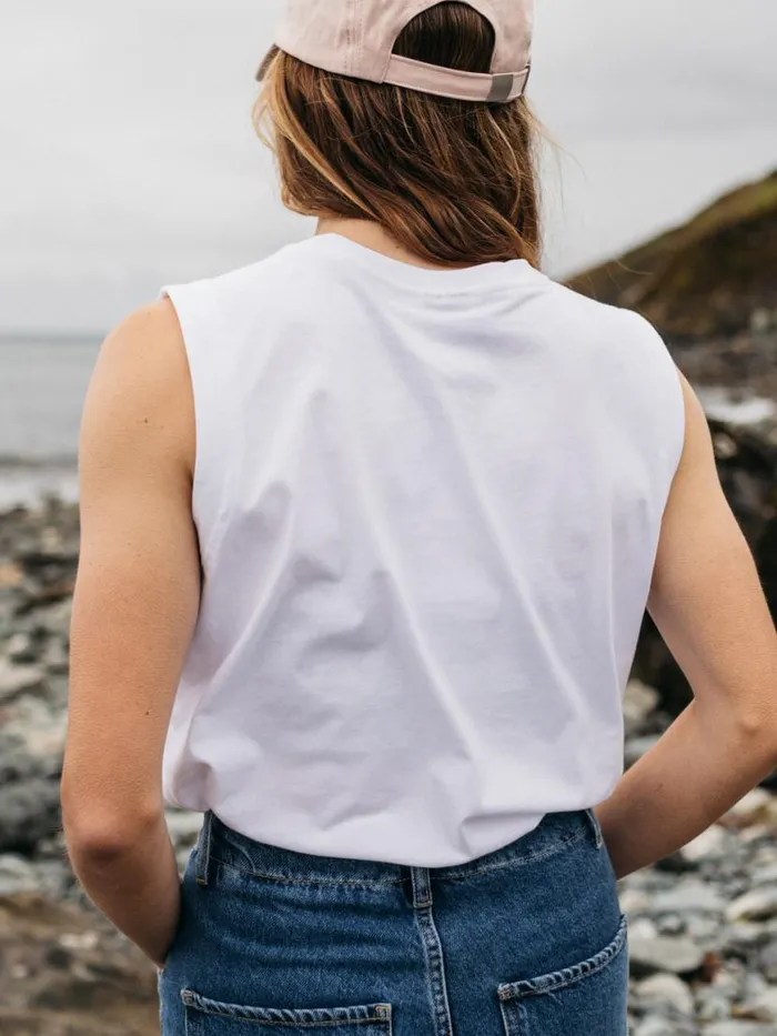 Women Meskel Vest White Finisterre Tops and Shirts