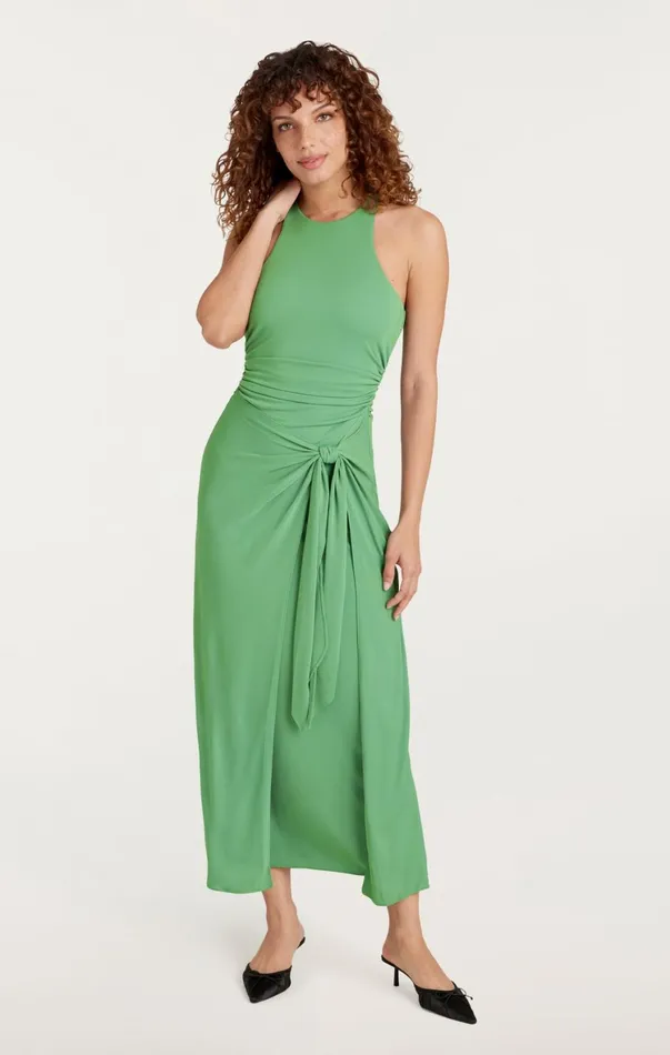 Women Midi Cinq Sept Andie Dress Sea Palm