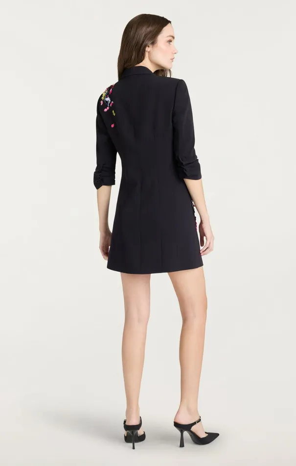 Women Mini Cinq Sept Paillette Vines Linnea Dress Blackmulti
