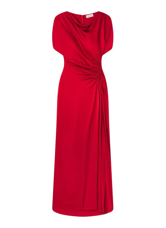 Women Nadia Satin Gown Really Red ALC Dresses