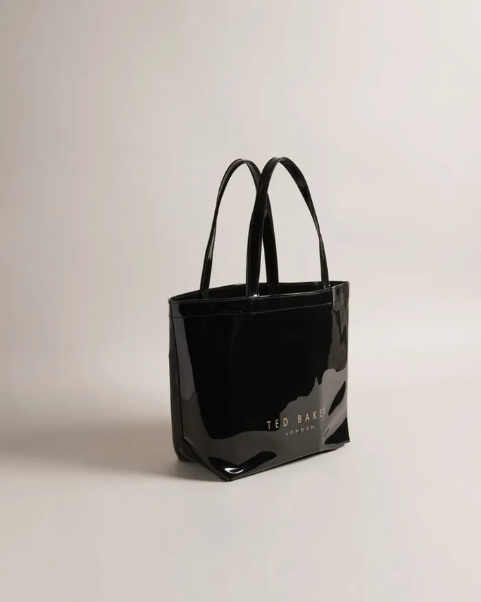 Women NIKICON 8211 Small Icon Bag With Knot Bow Black Ted Baker Tote Bags