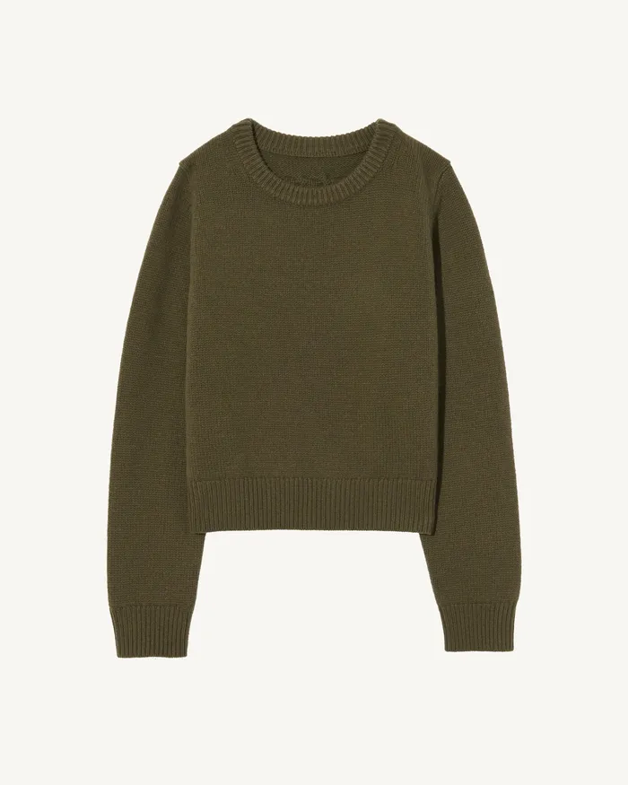 Women Nili Lotan POPPY SWEATER Espresso Knits and Sweaters