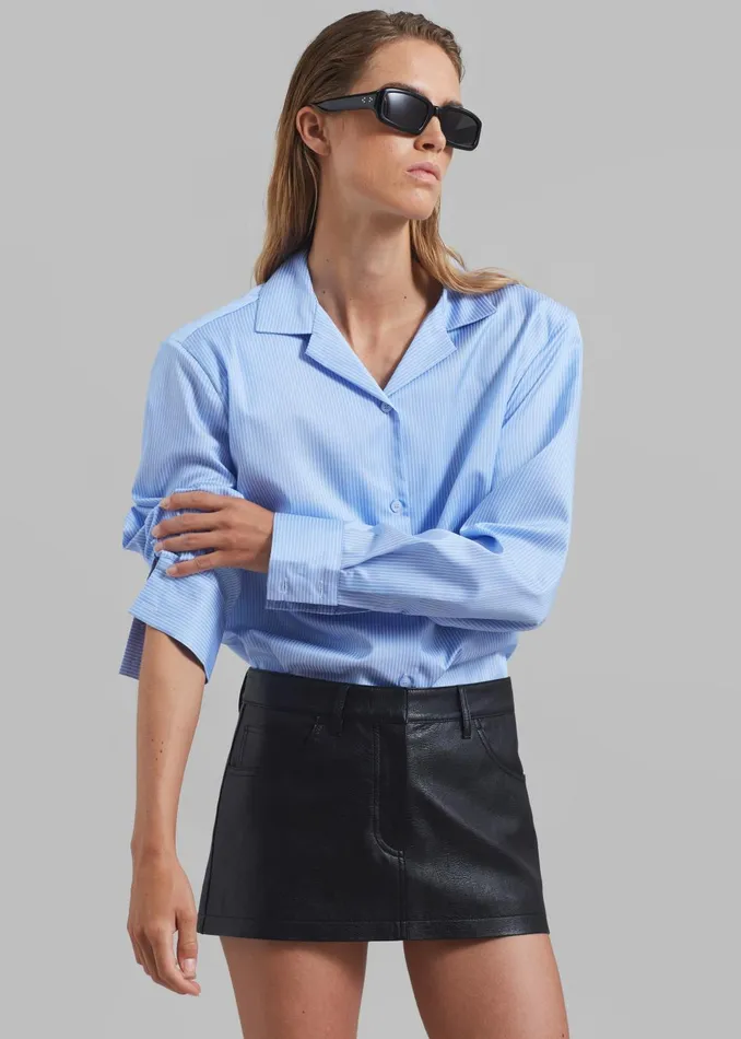Women Nova Micro Skirt 8211 Black The Frankie Shop Bottoms