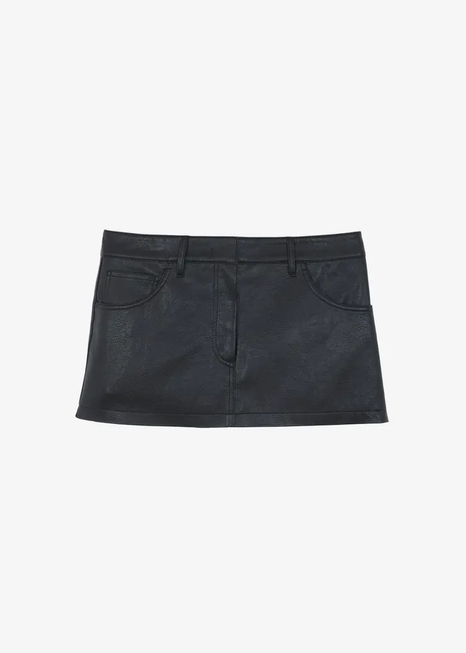 Women Nova Micro Skirt 8211 Black The Frankie Shop Bottoms