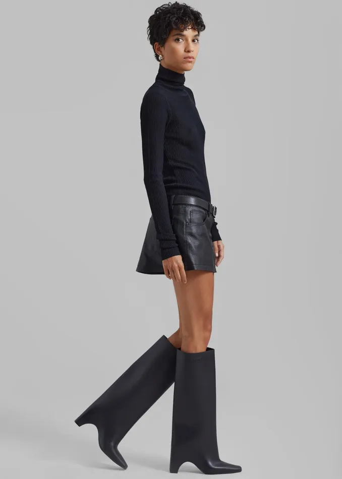 Women Nova Micro Skirt 8211 Black The Frankie Shop Bottoms