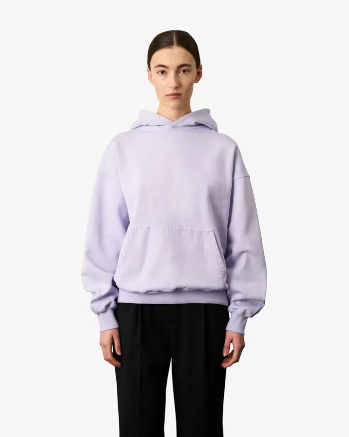 Women Organic Oversized Hood Lava Grey Colorful Standard Hoodies