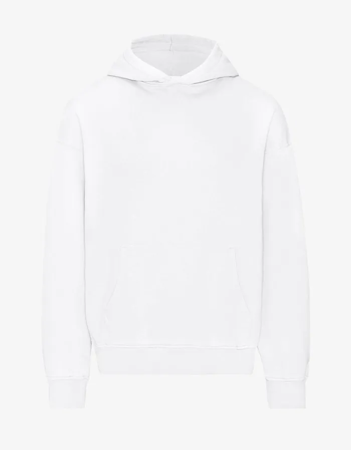 Women Organic Oversized Hood Optical White Colorful Standard Hoodies