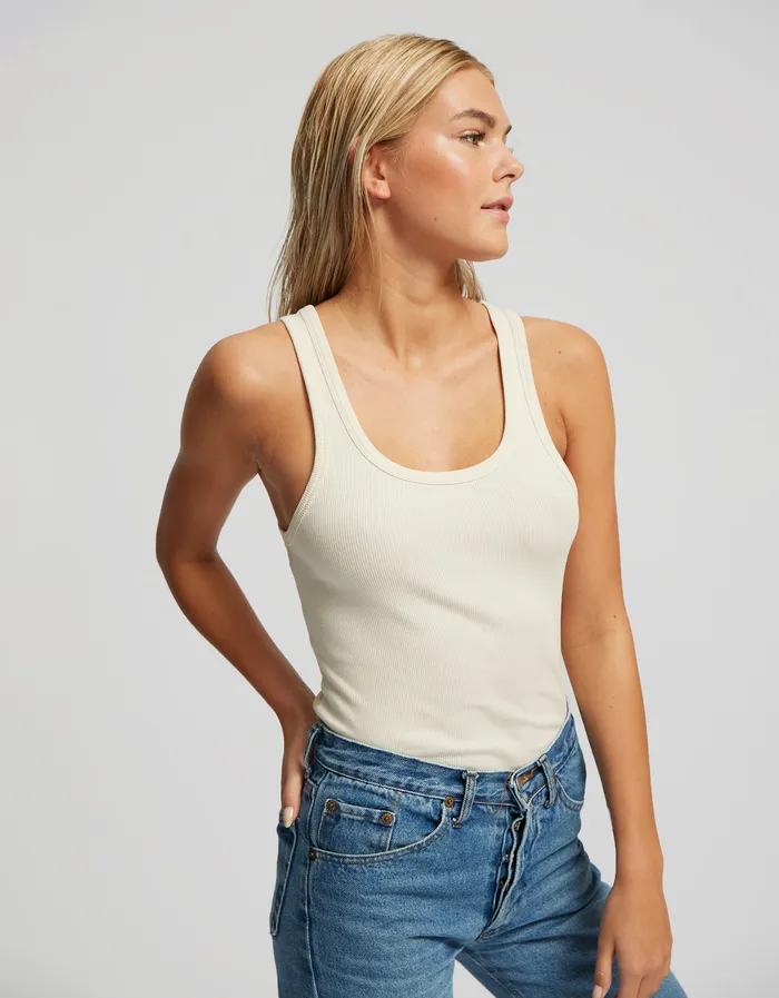 Women Organic Rib Tank Top 8211 Coffee Brown Women Tank Tops Colorfulstandard