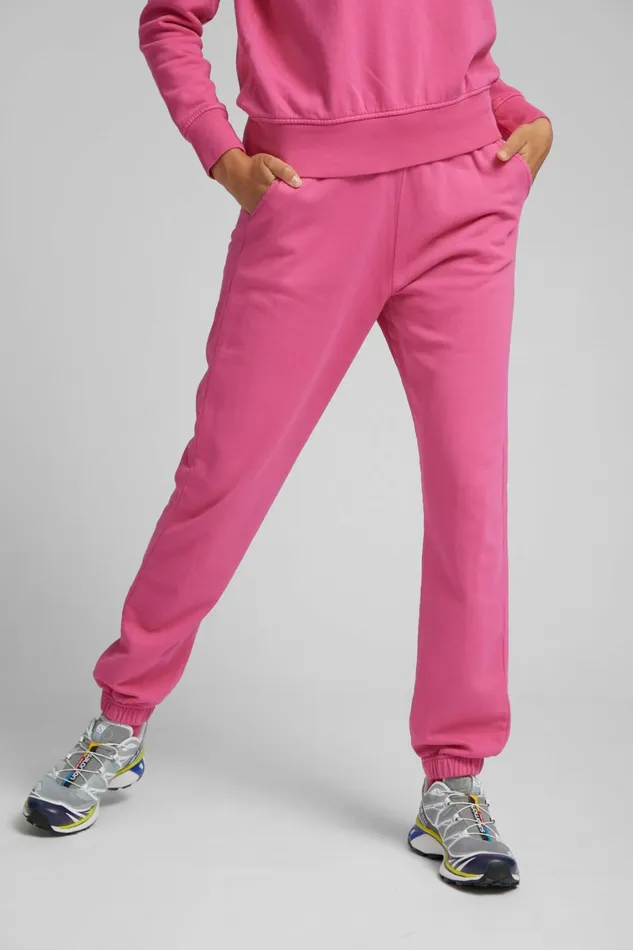 Women Organic Sweatpants Optical White Colorful Standard Sweatpants