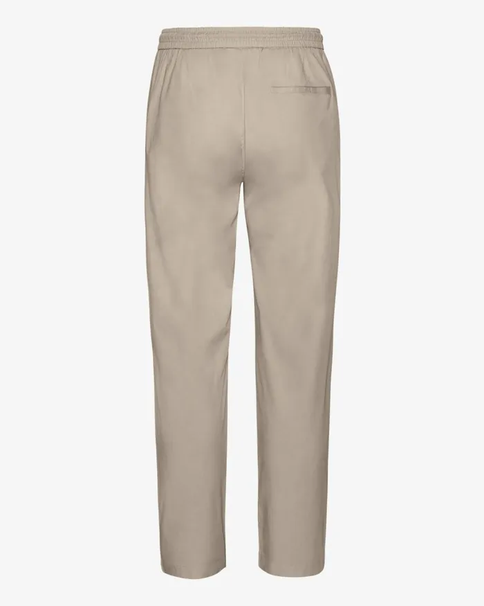 Women Organic Twill Pants Oyster Grey Colorful Standard Pants