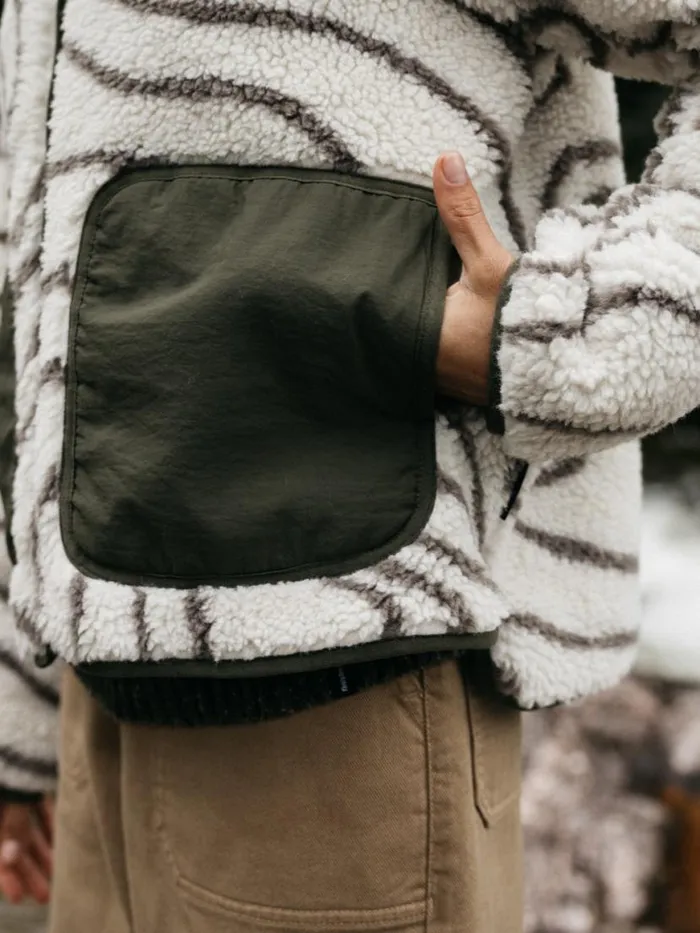 Women Orsik Fleece Printed Jacket Contour Print Finisterre Jackets Coats and Gilets Women Orsik Fleece Printed Jacket Contour Print Finisterre Jackets Coats and Gilets