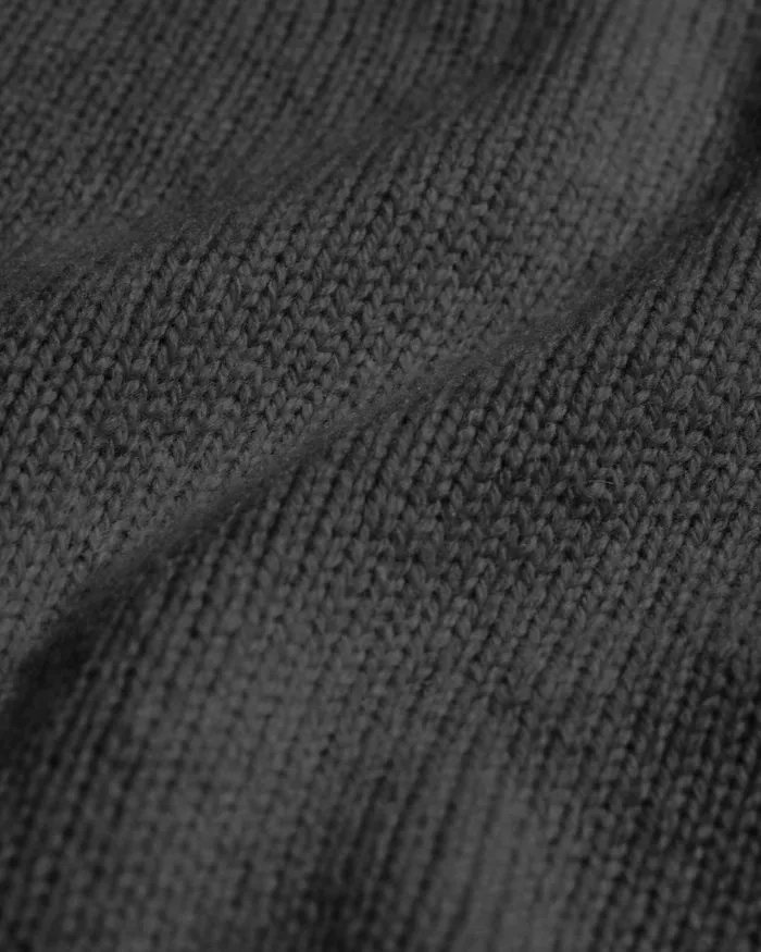 Women Oversized Merino Wool Crew Lava Grey Colorful Standard Knit Sweaters