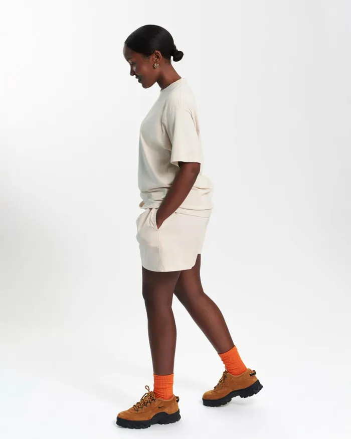 Women Oversized Organic TShirt Sandstone Orange Colorful Standard TShirts
