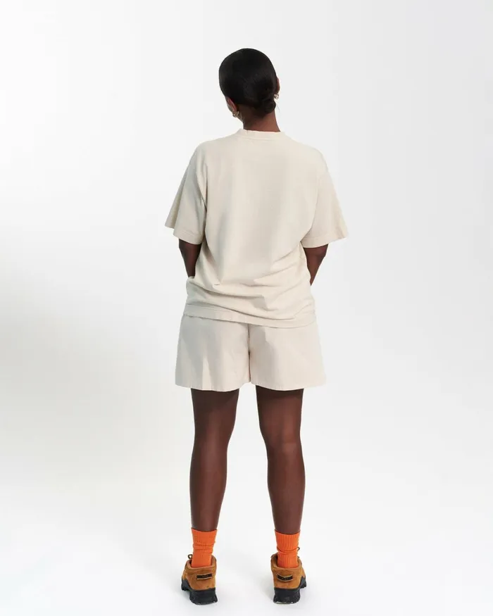 Women Oversized Organic TShirt Sandstone Orange Colorful Standard TShirts