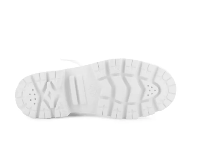 Women PALLABASE LEATHER Whiteblack PALLADIUM Boots