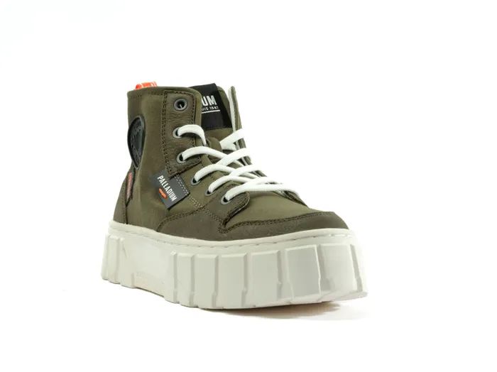 Women PALLATOWER HI Olive Night PALLADIUM Boots