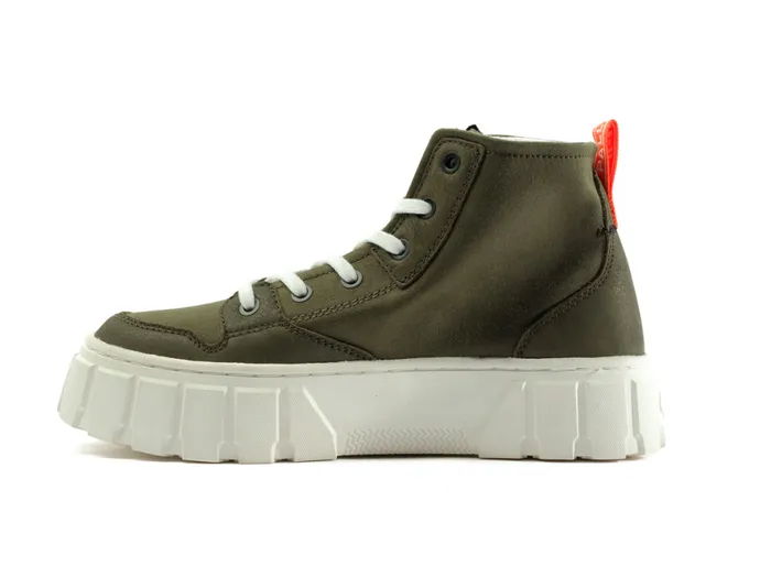 Women PALLATOWER HI Olive Night PALLADIUM Boots