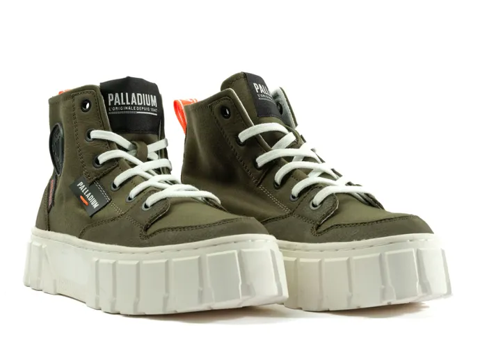 Women PALLATOWER HI Olive Night PALLADIUM Boots