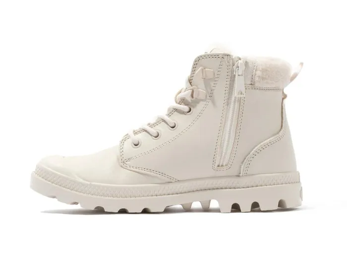 Women PAMPA HI SNOW WARM Almond Milk PALLADIUM Boots