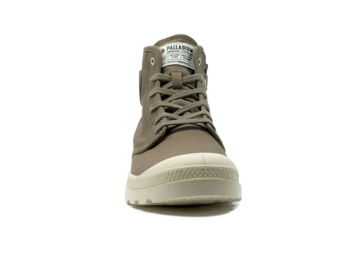 Women PAMPA HI ZIP ORGANIC Dusky Green PALLADIUM Boots