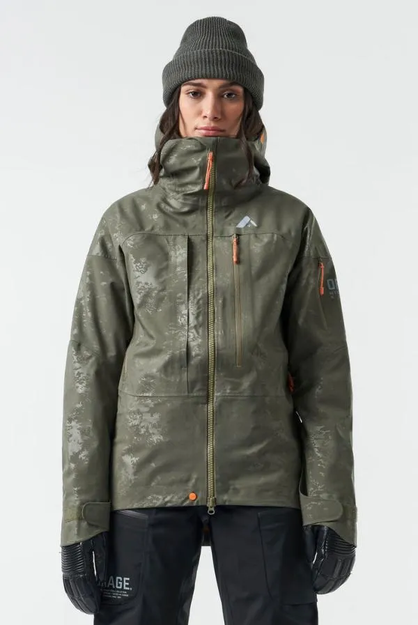 Women Panorama 3L JacketBoreal Embossed Orage Jackets