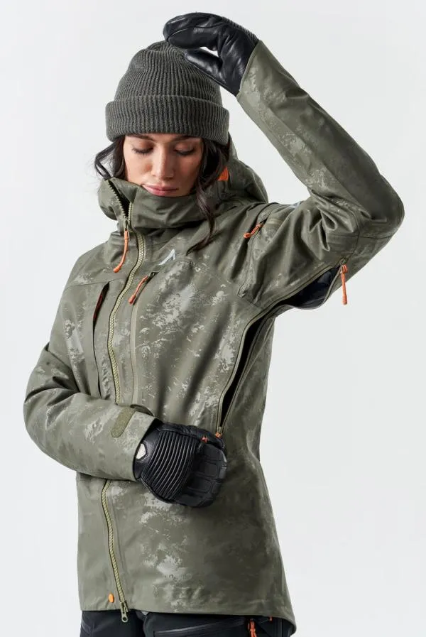 Women Panorama 3L JacketBoreal Embossed Orage Jackets