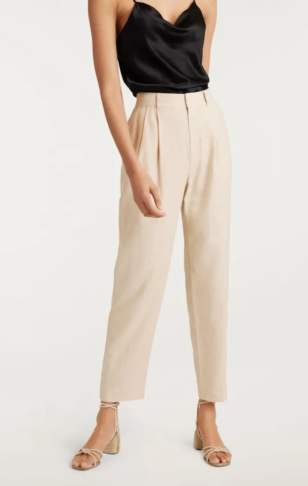 Women Pants Cinq Sept Arlene Pant Khaki