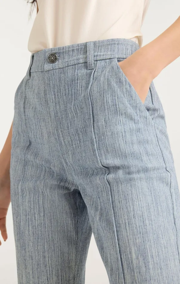 Women Pants Cinq Sept Evelyn Pant Indigowhite