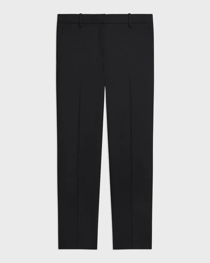 Women Pants Theory Treeca Pant In Good Wool Black