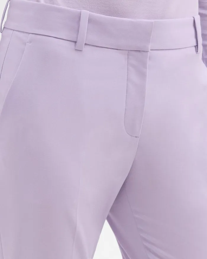 Women Pants Theory Treeca Pant In Good Wool Lilac Sky