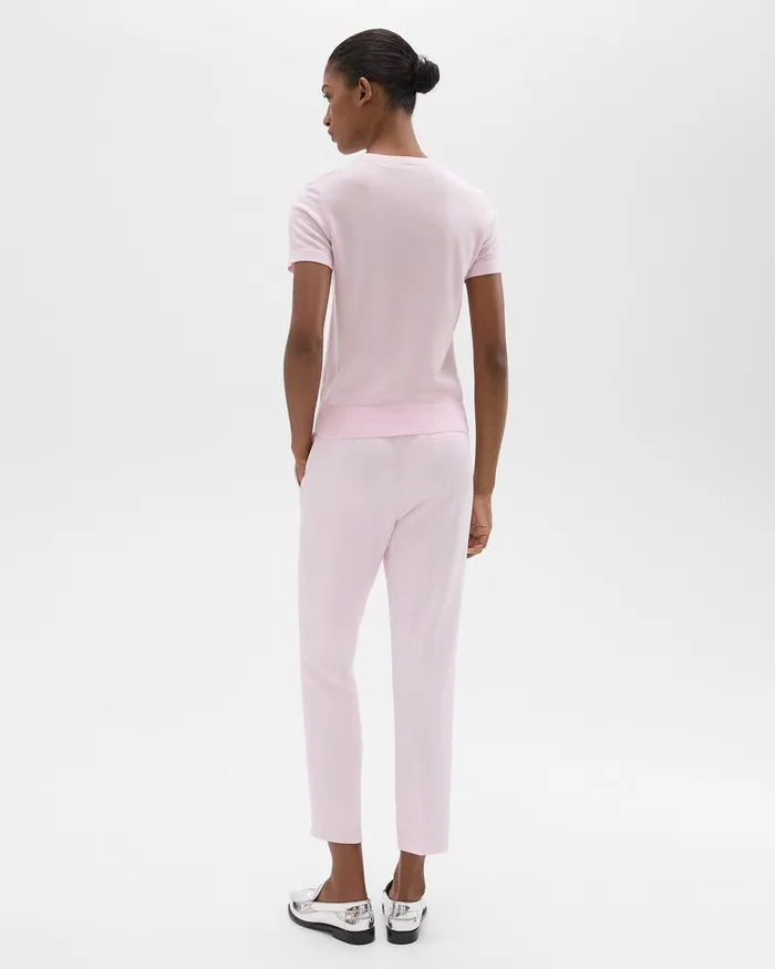 Women Pants Theory Treeca PullOn Pant In Admiral Crepe Bloom