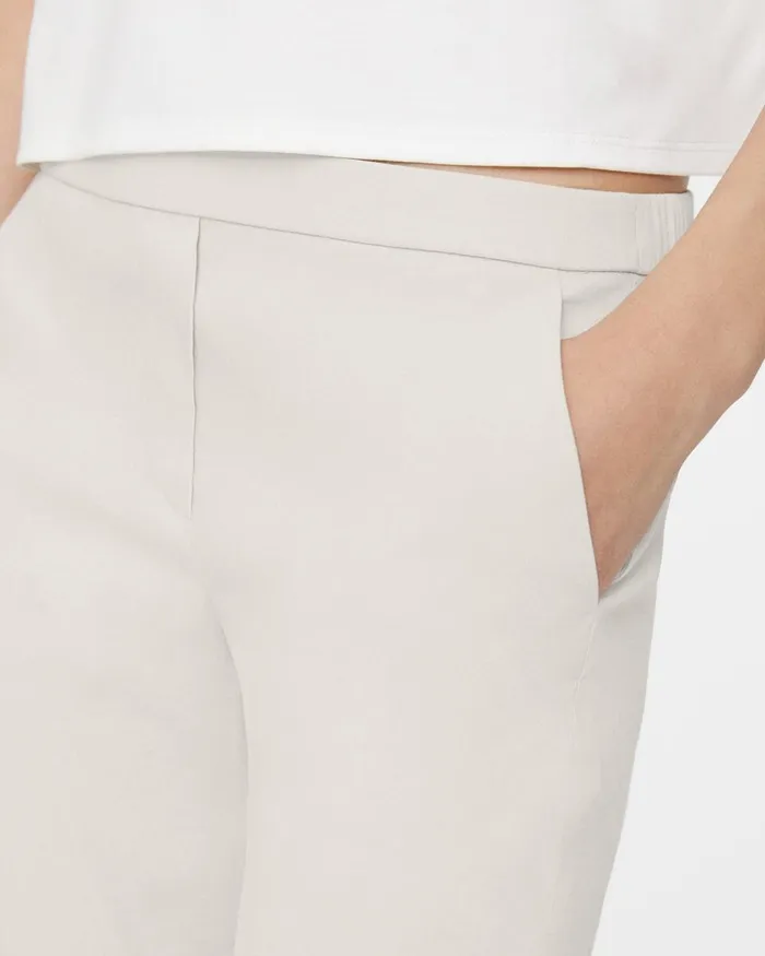 Women Pants Theory Treeca PullOn Pant In Good Linen Sand