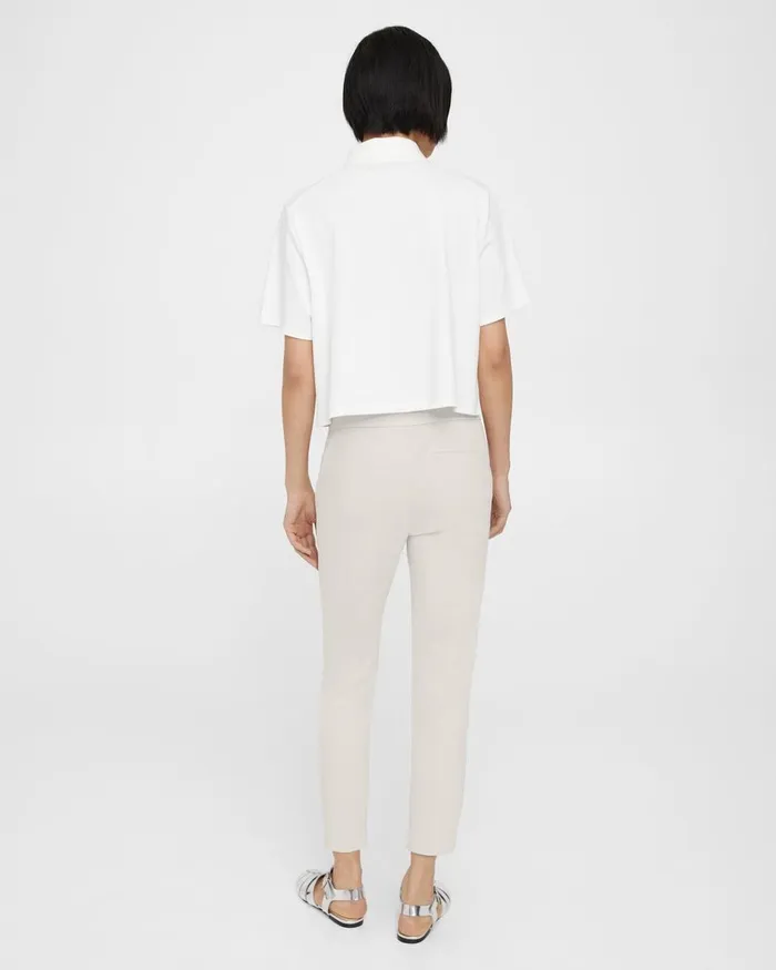 Women Pants Theory Treeca PullOn Pant In Good Linen Sand