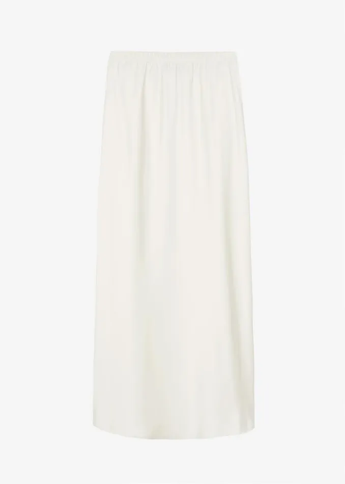 Women Priscilla Maxi Satin Skirt 8211 Cream The Frankie Shop Bottoms