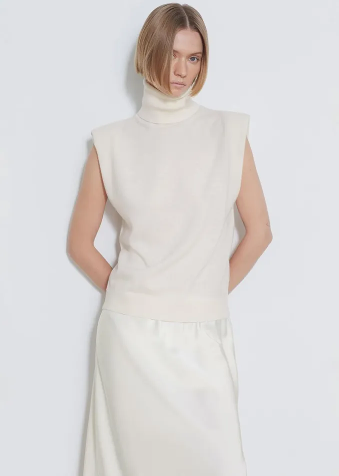 Women Priscilla Maxi Satin Skirt 8211 Cream The Frankie Shop Bottoms