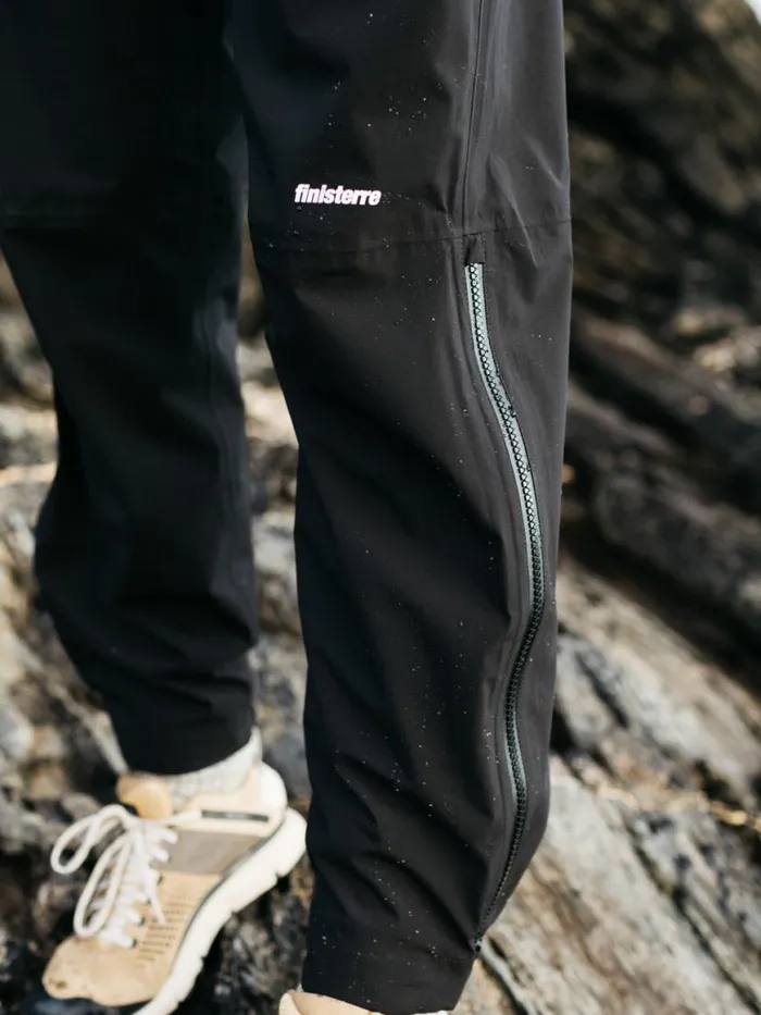 Women Rainbird Waterproof Trousers Black Finisterre Trousers and Leggings