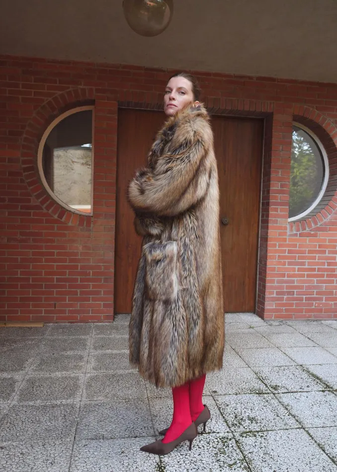 Women Rella Faux Fur Coat 8211 Camel The Frankie Shop Outerwear